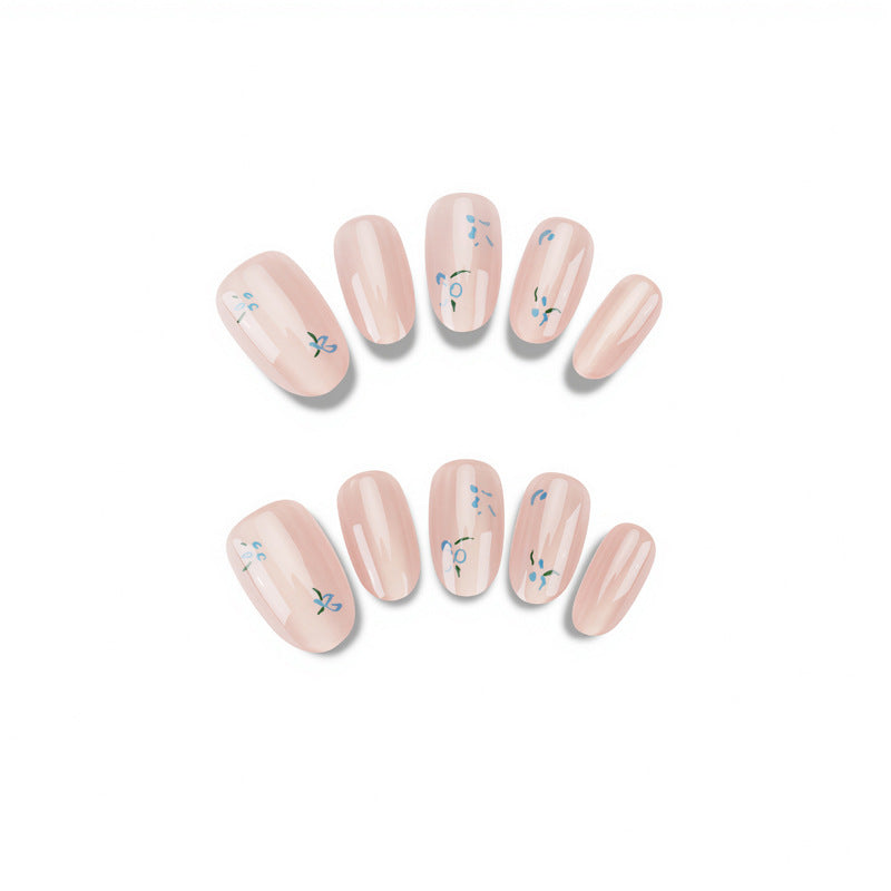 Floral-Design Press-On Nail Set Kalsten