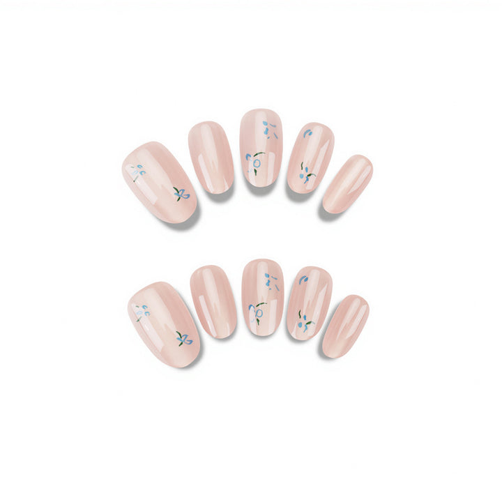 Floral-Design Press-On Nail Set Kalsten
