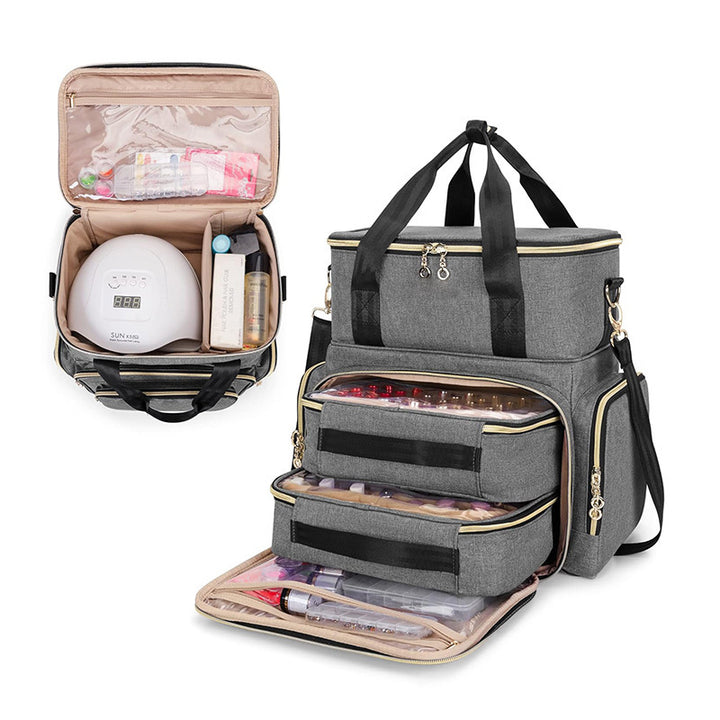 Practical cosmetics and nail organizer bag Kalsten