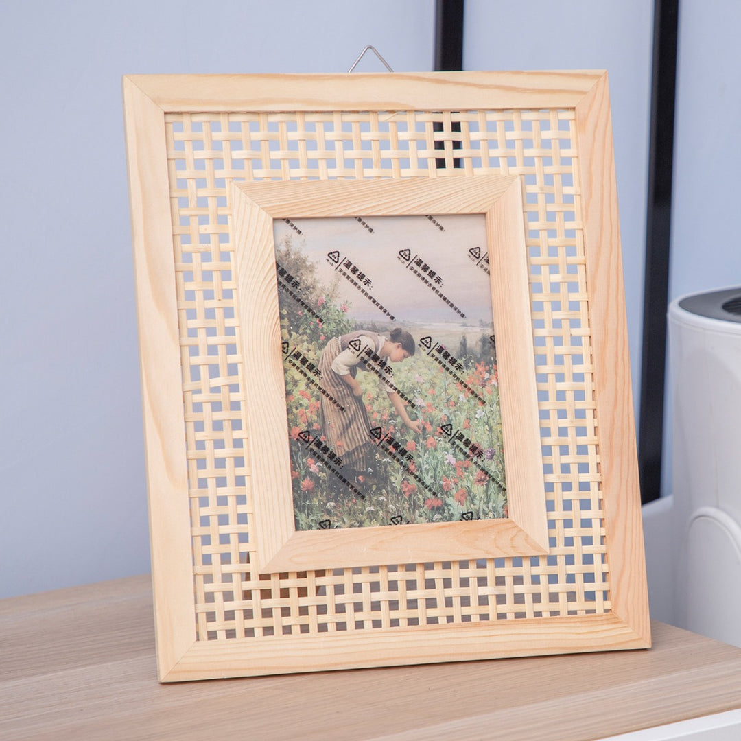 Decorative Natural Wood Photo Frame Kalsten