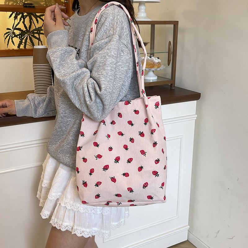 WoPlayful Cherry Print Tote Bag Kalsten
