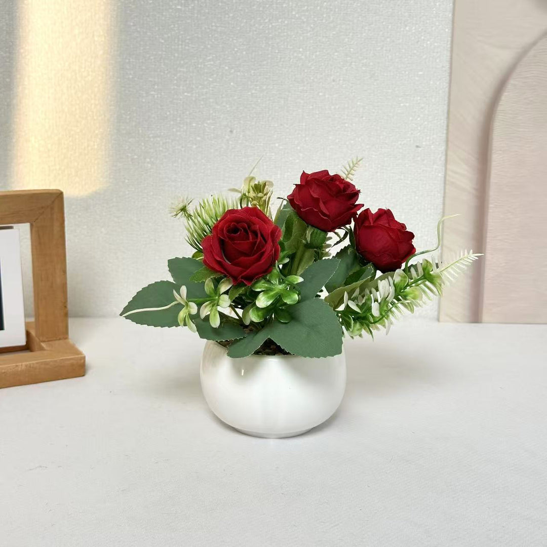 Decorative Miniature Floral Arrangement