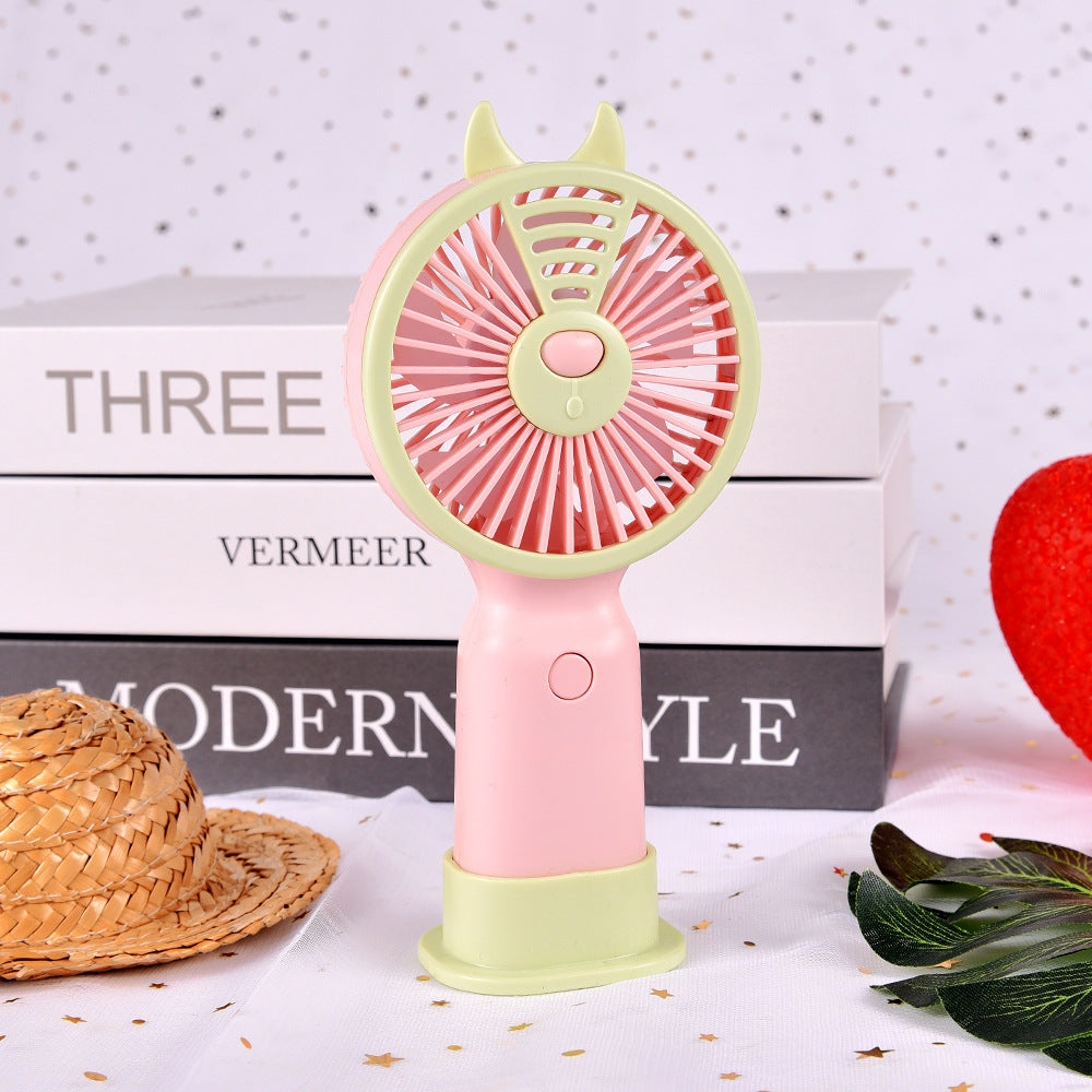 Portable Bunny-Themed Handheld Fan Kalsten