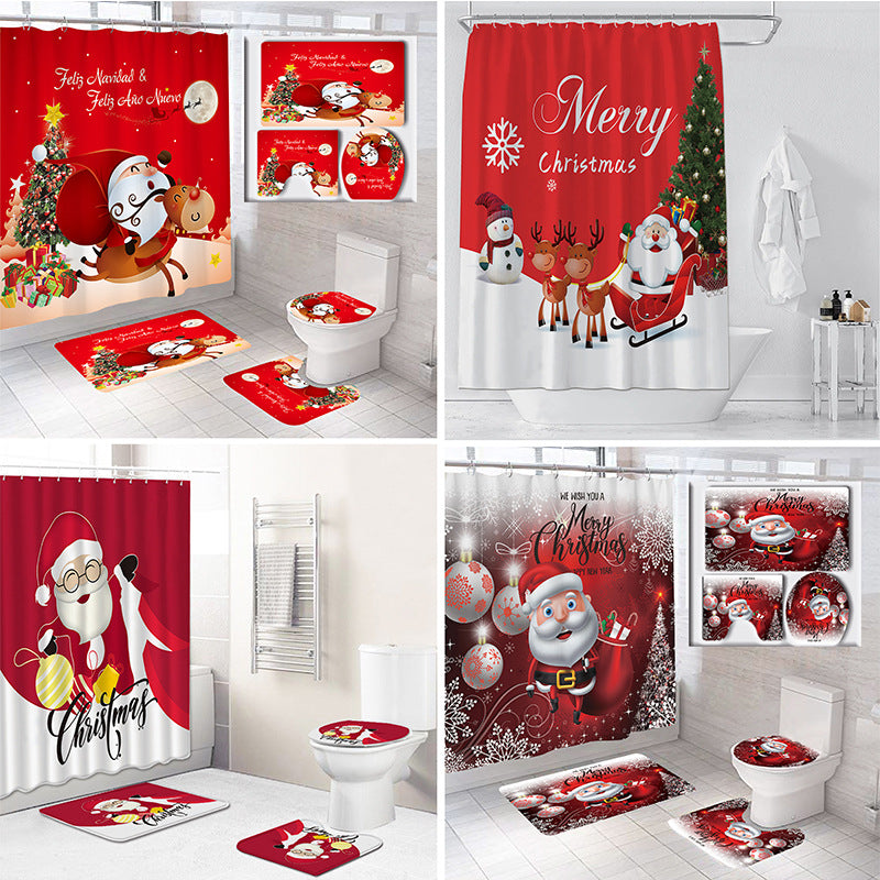 Festive Christmas Bathroom Set Kalsten