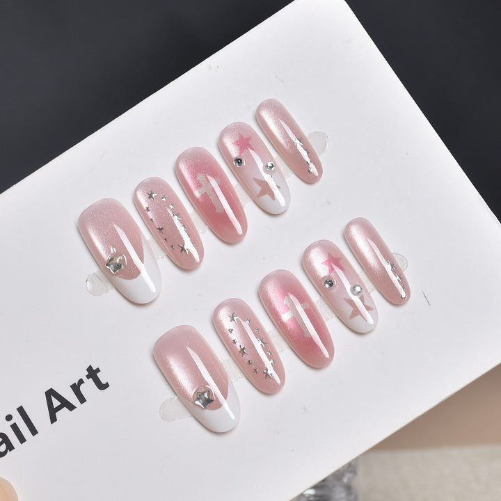 Decorative Ombre Press-On Nail Set Kalsten
