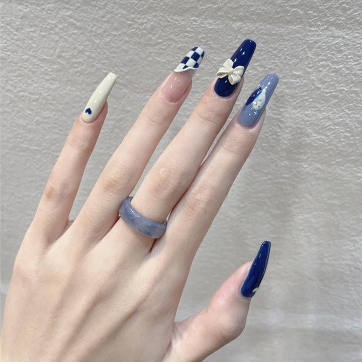 Artistic Decorative Press-On Nail Set 1790727345