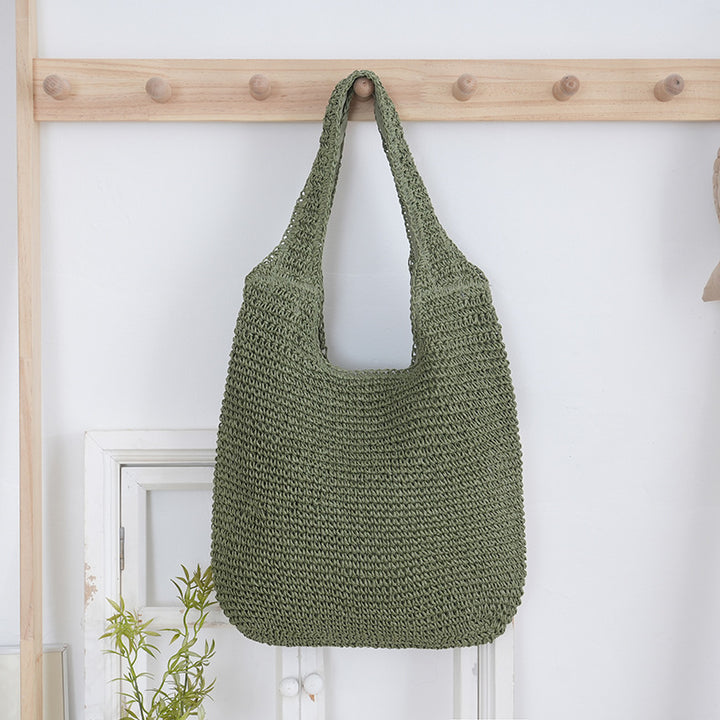 Hand-knotted cotton tote bag Kalsten