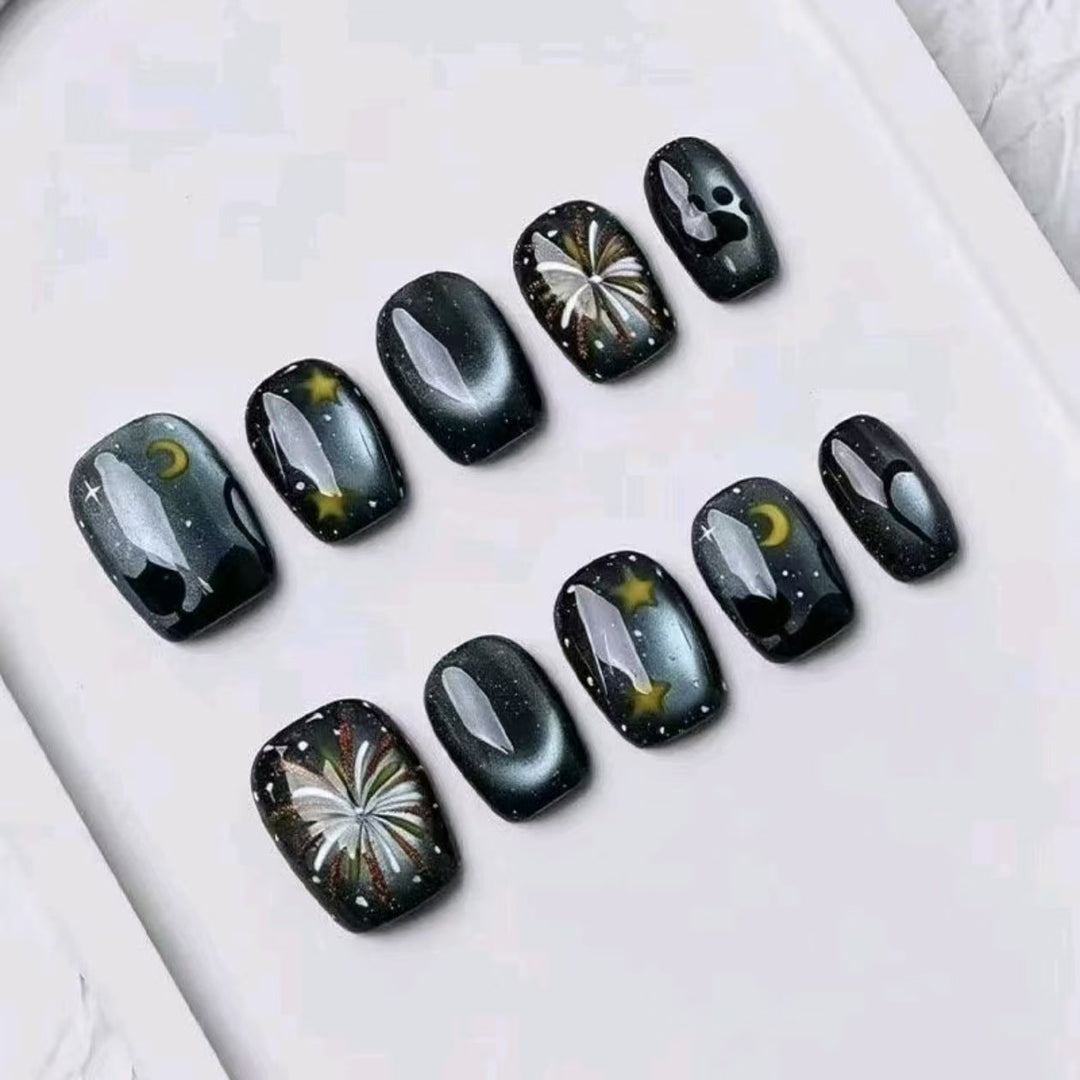 Starry Night Glitter Nail Art Set Kalsten
