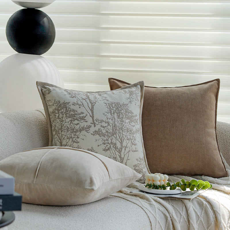Decorative cushion with fine herringbone structure Kalsten