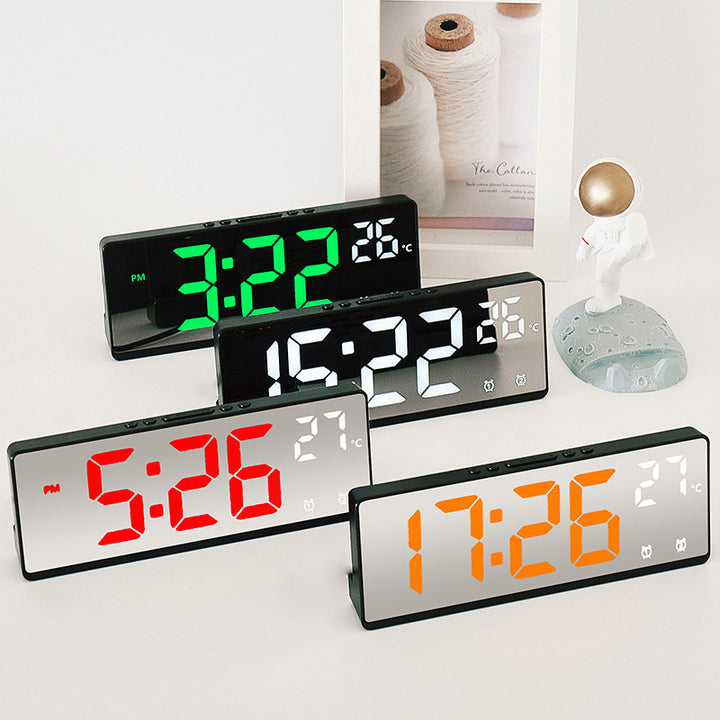 Digital alarm clock with mirror display and temperature function Kalsten