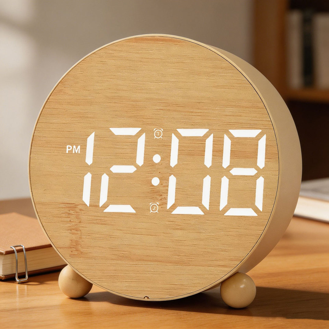 Digital Alarm Clock with Large LED Display and Gentle Alarm Function Kalsten