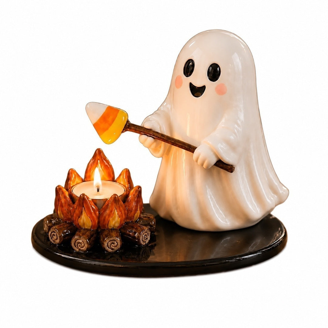 Decorative mummy figure with candle holder Kalsten