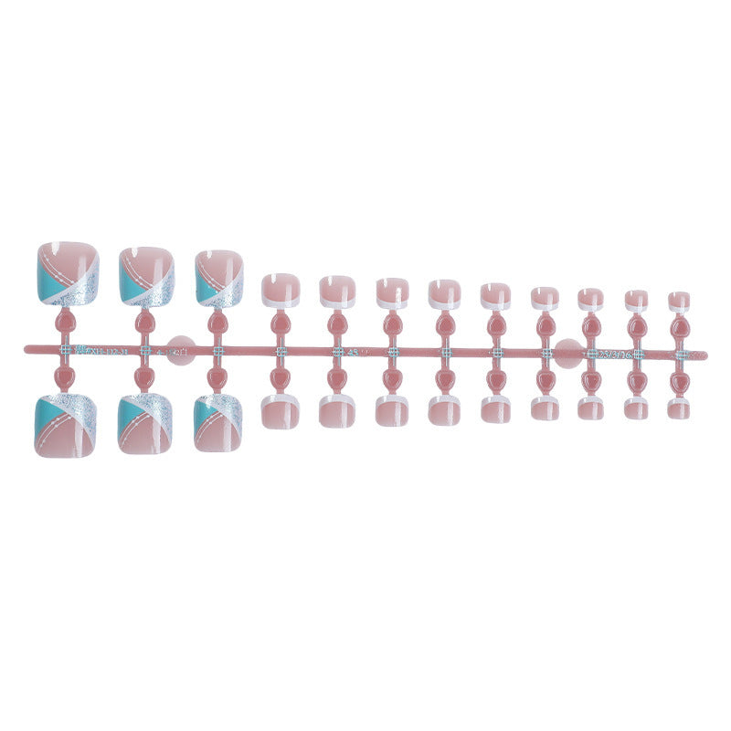 Nail set with luxurious geometric designs Kalsten