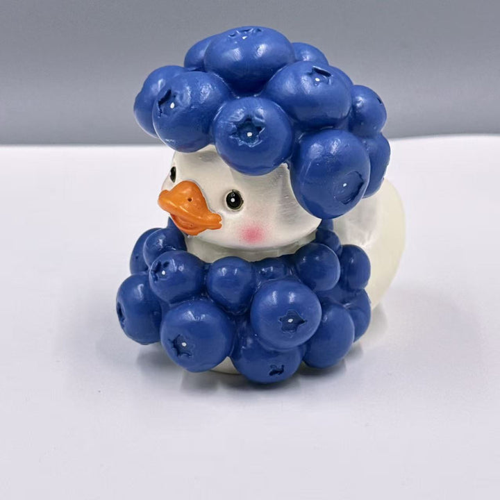 Decorative rubber duck with berry cocktail bowl Kalsten