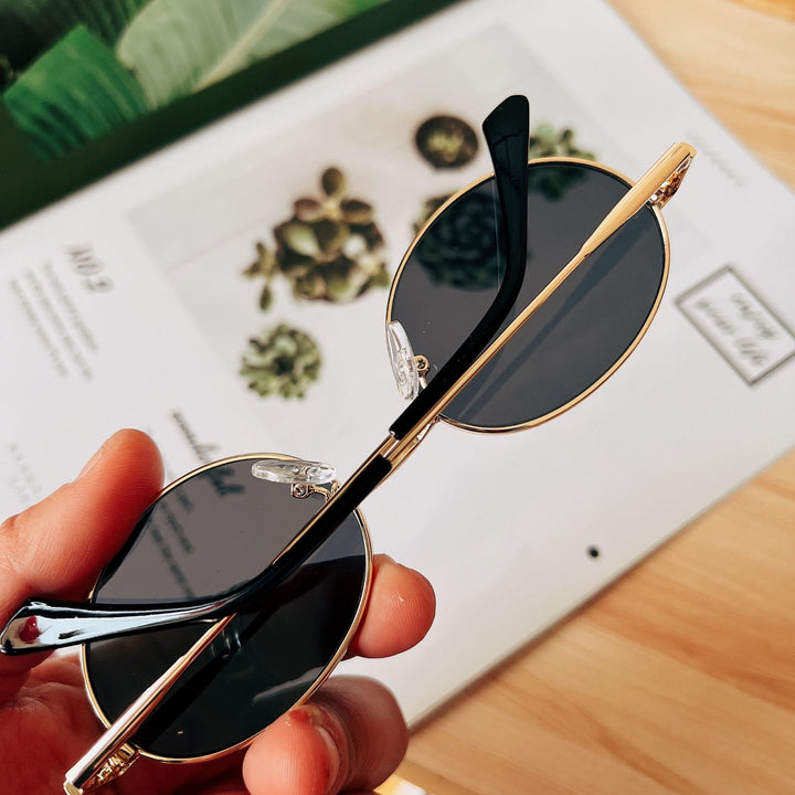 Retro Oval Frame Sunglasses Kalsten