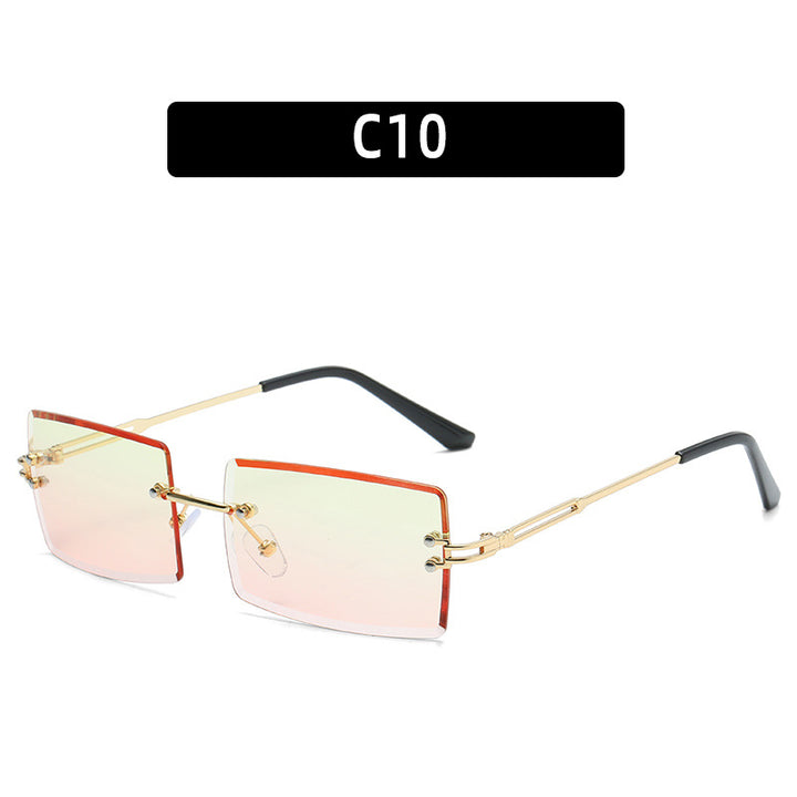 Elegant Geometric Shield Sunglasses