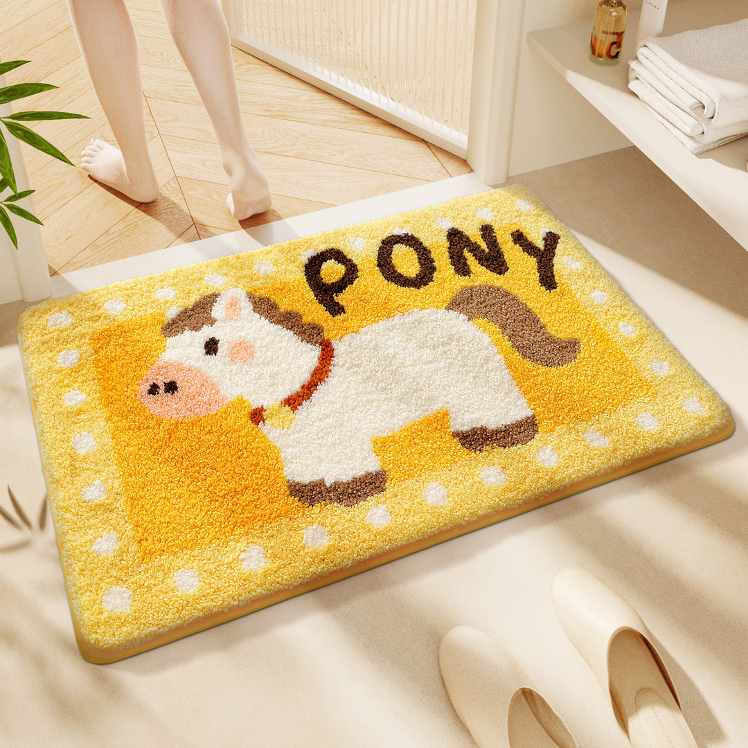 Cute Cartoon Cat Bath Rug Kalsten
