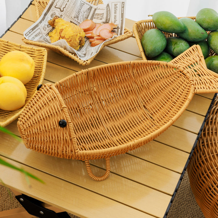 Decorative Woven Fish-Shaped Basket Kalsten