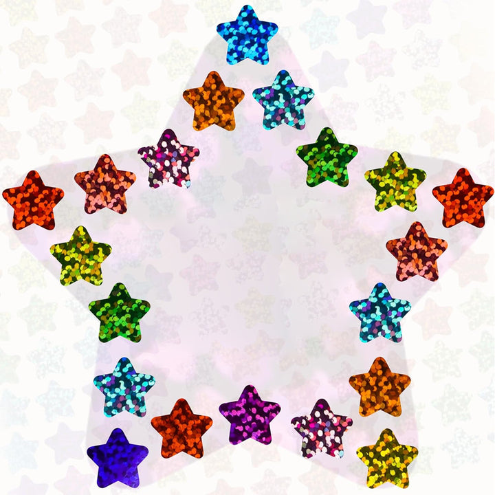 Glitter Star Decorative Sticker Collection Kalsten