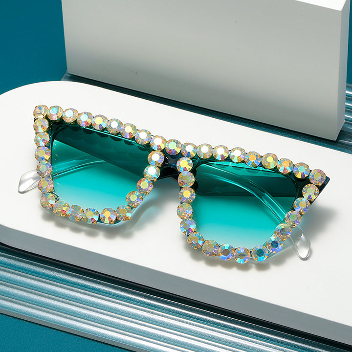 Women's extravagant sunglasses with glittering frame Kalsten