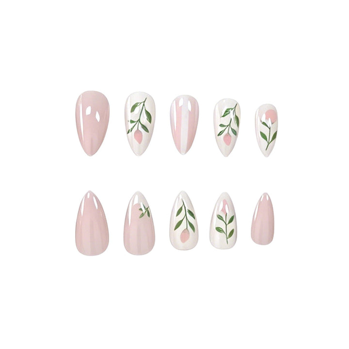 Floral-Inspired Acrylic Nail Art Set Kalsten