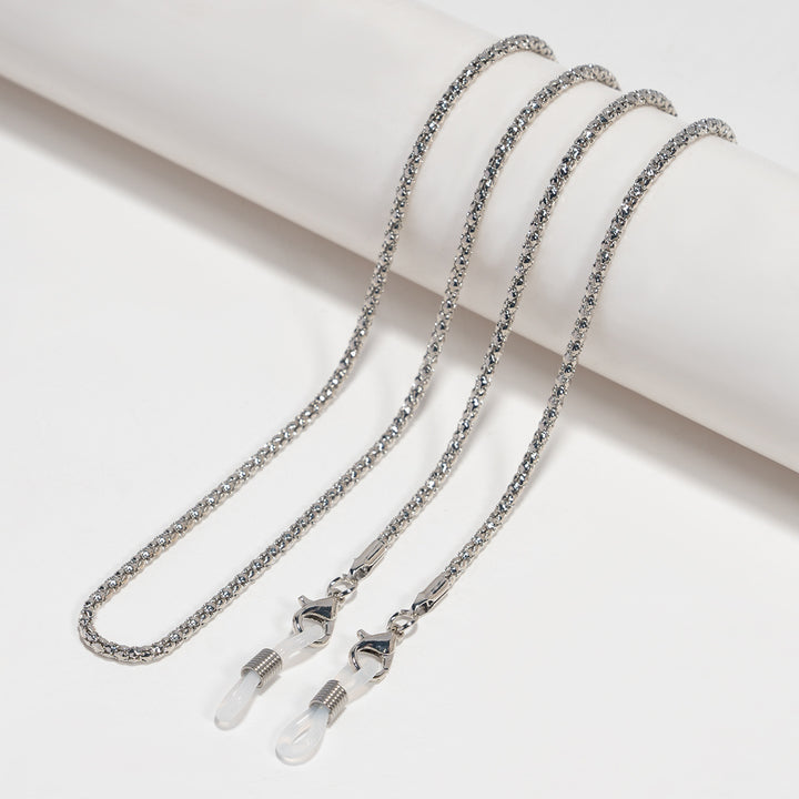 Elegant Silver-Plated Eyewear Chain Kalsten