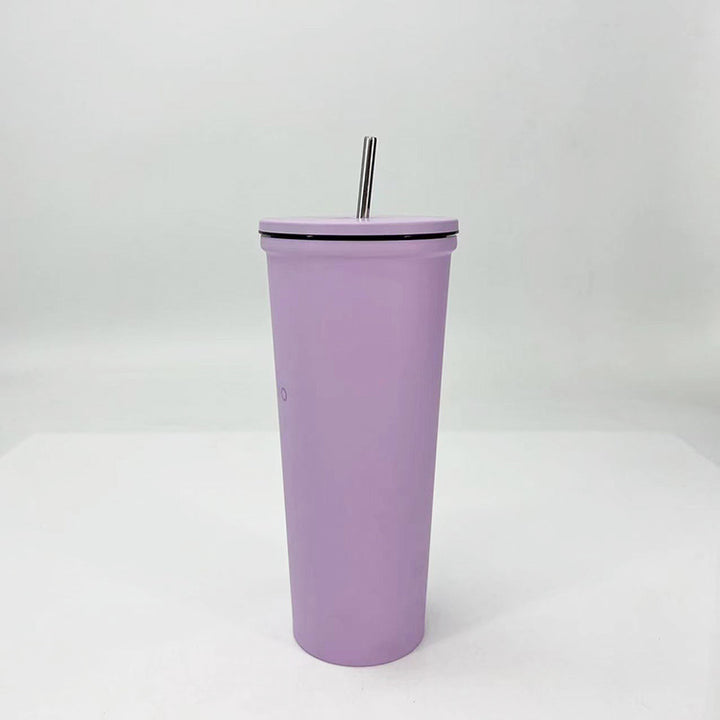 Ladies Drinking Cup with Stainless Steel Straw Kalsten