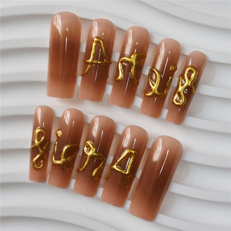 Artistic Press-On Nail Extensions Kalsten