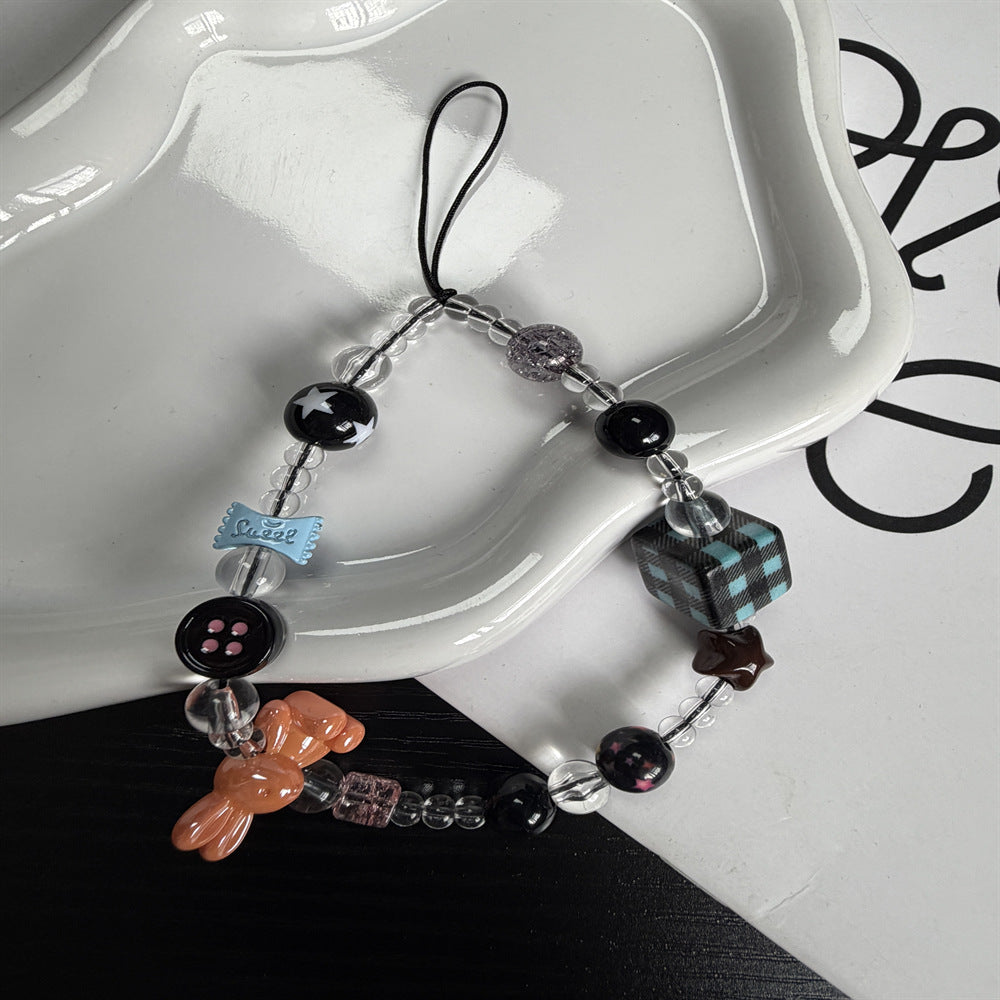 Decorative Beaded Charm Phone Strap Kalsten