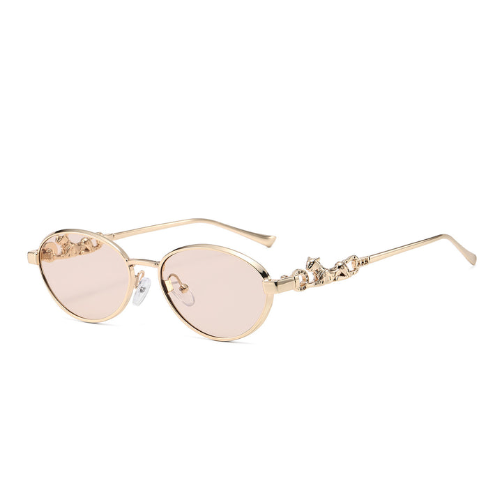 Decorative Oval Frame Sunglasses Kalsten