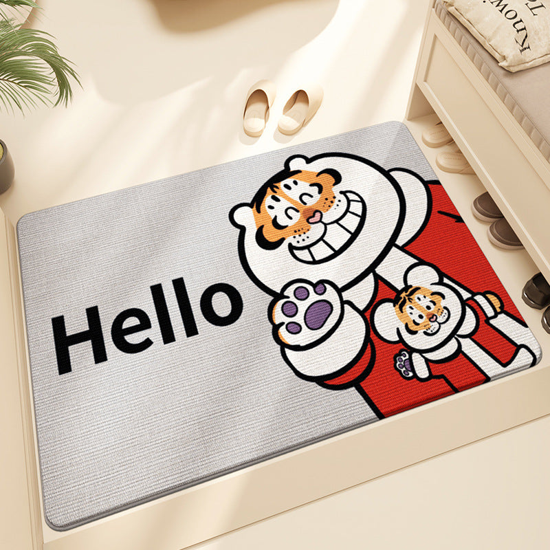 Cartoon Character Entry Mat Kalsten
