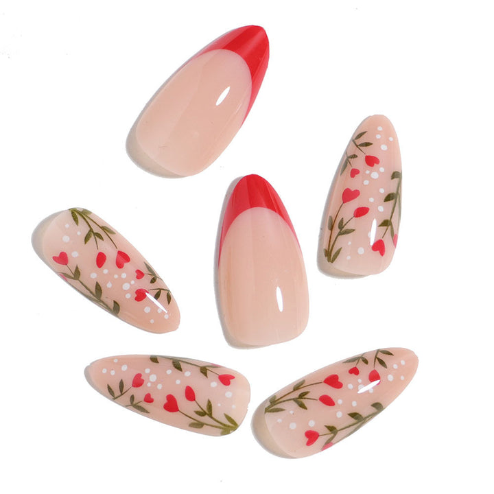 Decorative Floral Press-On Nails Kalsten