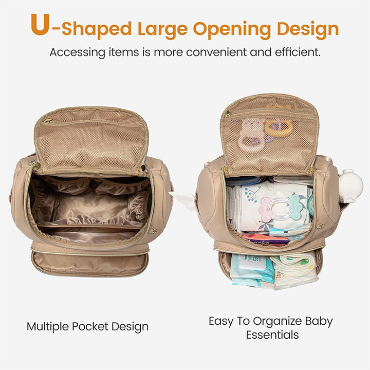 Multifunctional backpack bag with practical compartments Kalsten