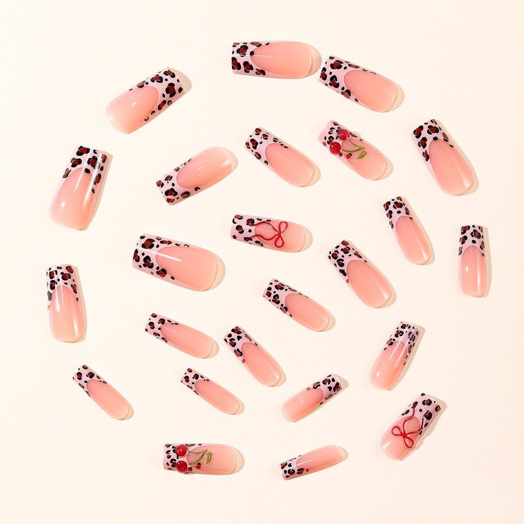 Decorative Leopard Print Nail Art Extensions Kalsten