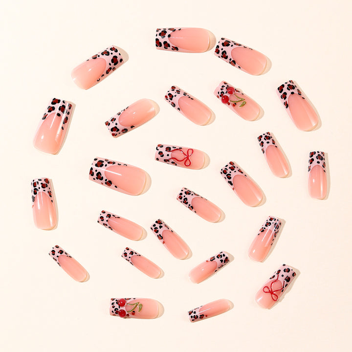Decorative Leopard Print Nail Art Extensions Kalsten