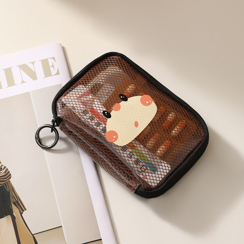 Cute Animal-Themed Mesh Pencil Case Kalsten