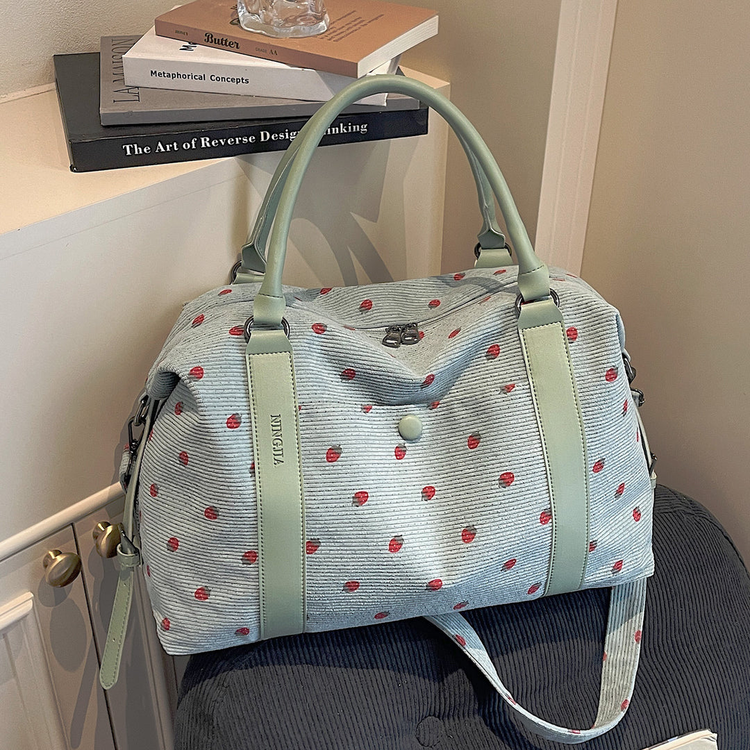 Stylish Quilted Weekend Duffle Bag Kalsten