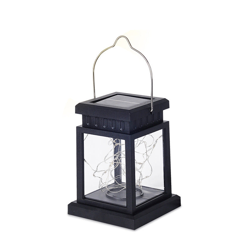 Solar Hanging Lantern With Realistic Flickering Flame LED Candle And Waterproof Outdoor Design Kalsten