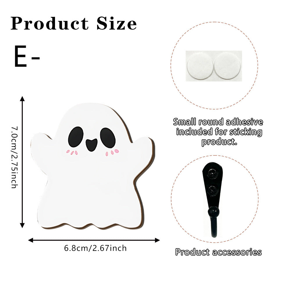 Creepy decorative figure with ghost and scythe Kalsten