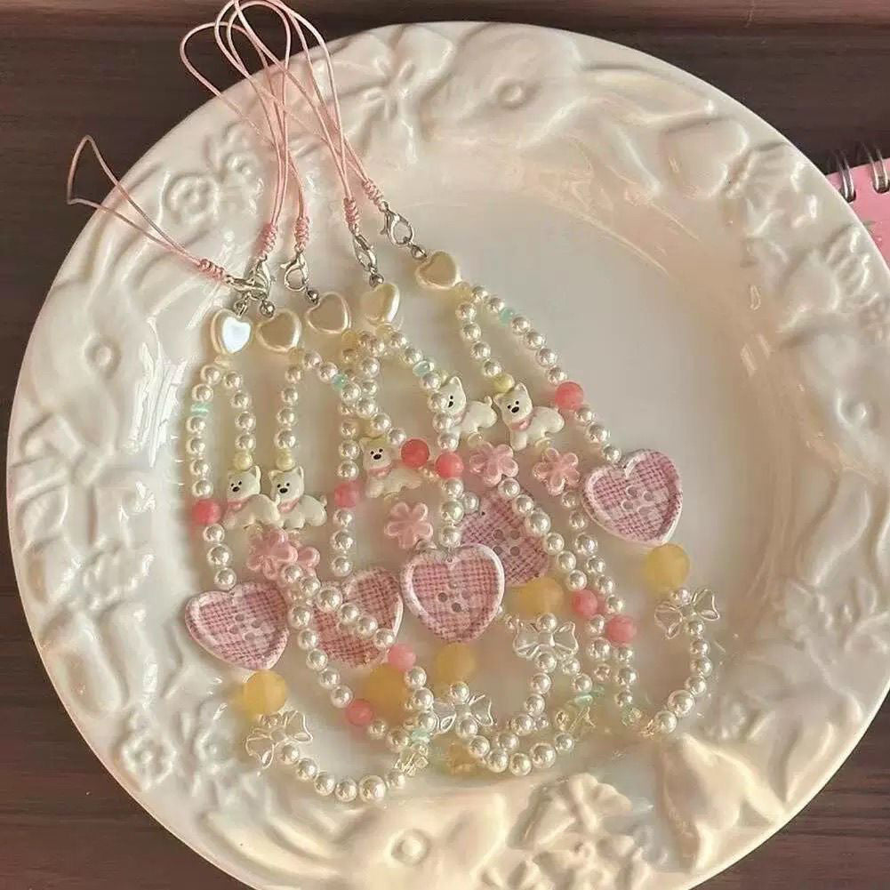 Beaded Phone Charm Holder Kalsten