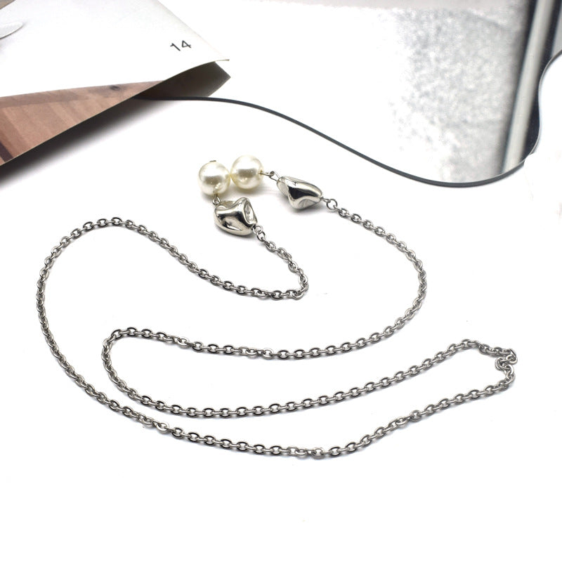 Elegant Layered Pearl Pendant Necklace Kalsten