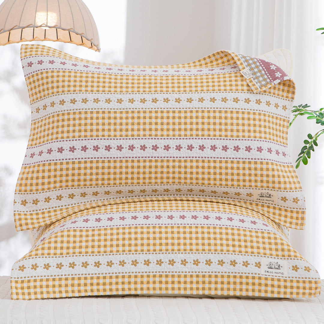 Women's pillowcase with modern checkered pattern Kalsten