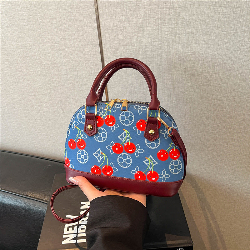 WoEmbroidered Cherry Pattern Handbag Kalsten