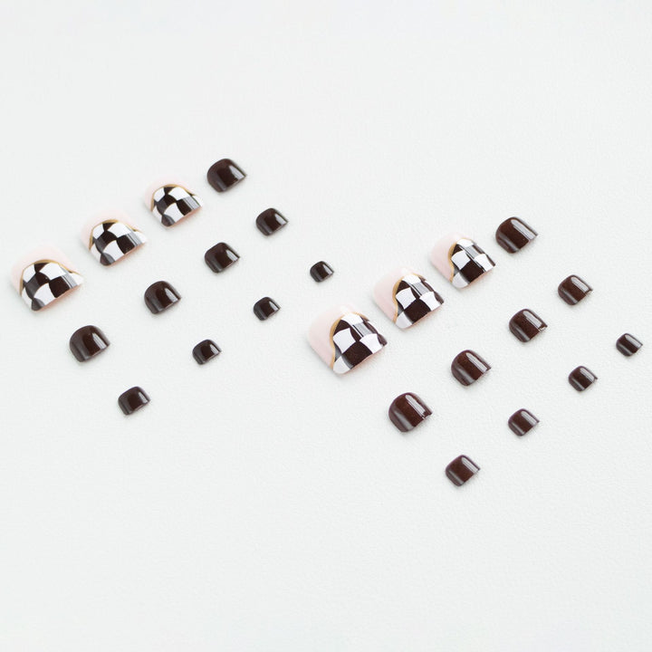 Elegant Toe Nail Art