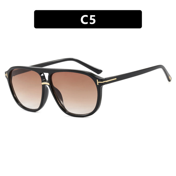 Women's square sunglasses with luxurious tortoiseshell pattern and polarized lenses Kalsten