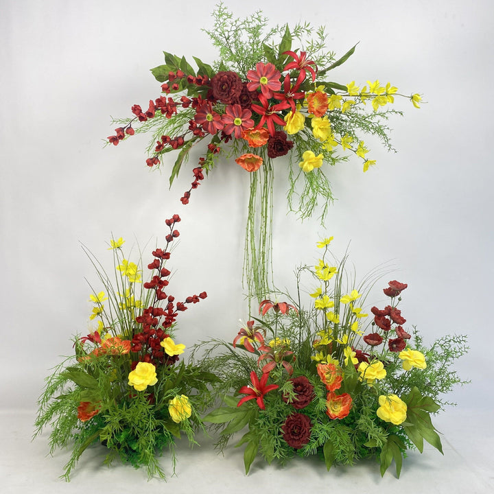 Vibrant Artificial Floral Centerpiece