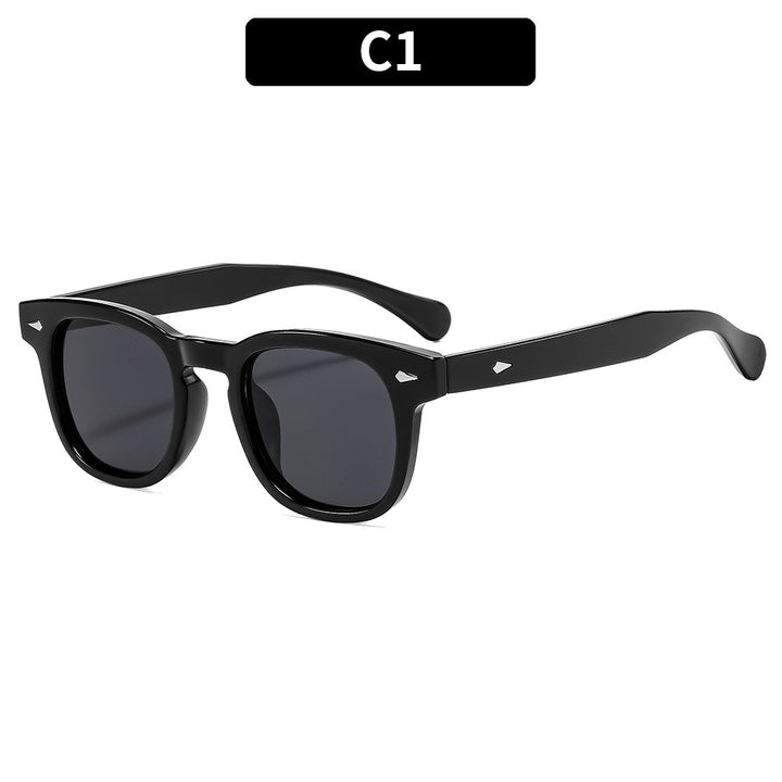 Vintage-Inspired Wide Frame Sunglasses
