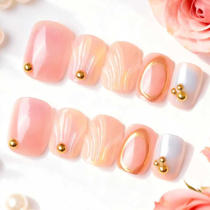 Elegant Decorative Press-On Nail Art Set Kalsten