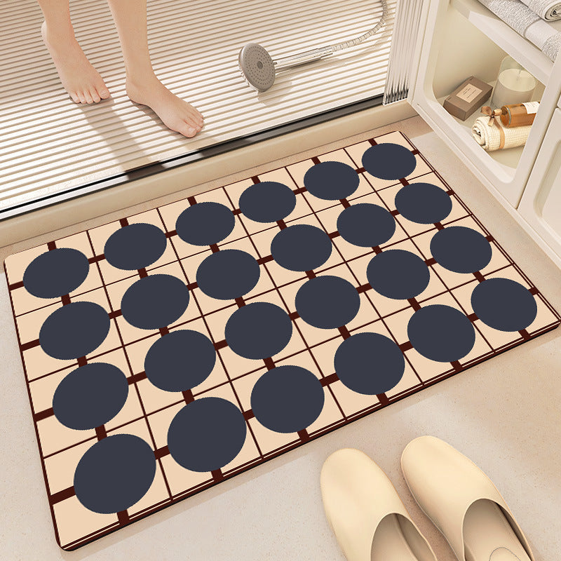 Geometric Pattern Bath Mat Kalsten