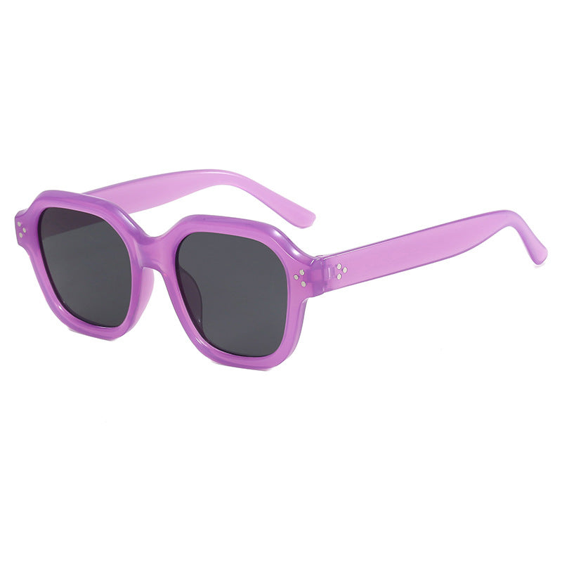 Ladies fashionable square sunglasses with mirrored lenses Kalsten